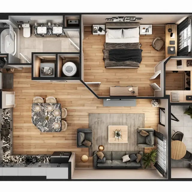 Asbury - Indoors, Interior Design