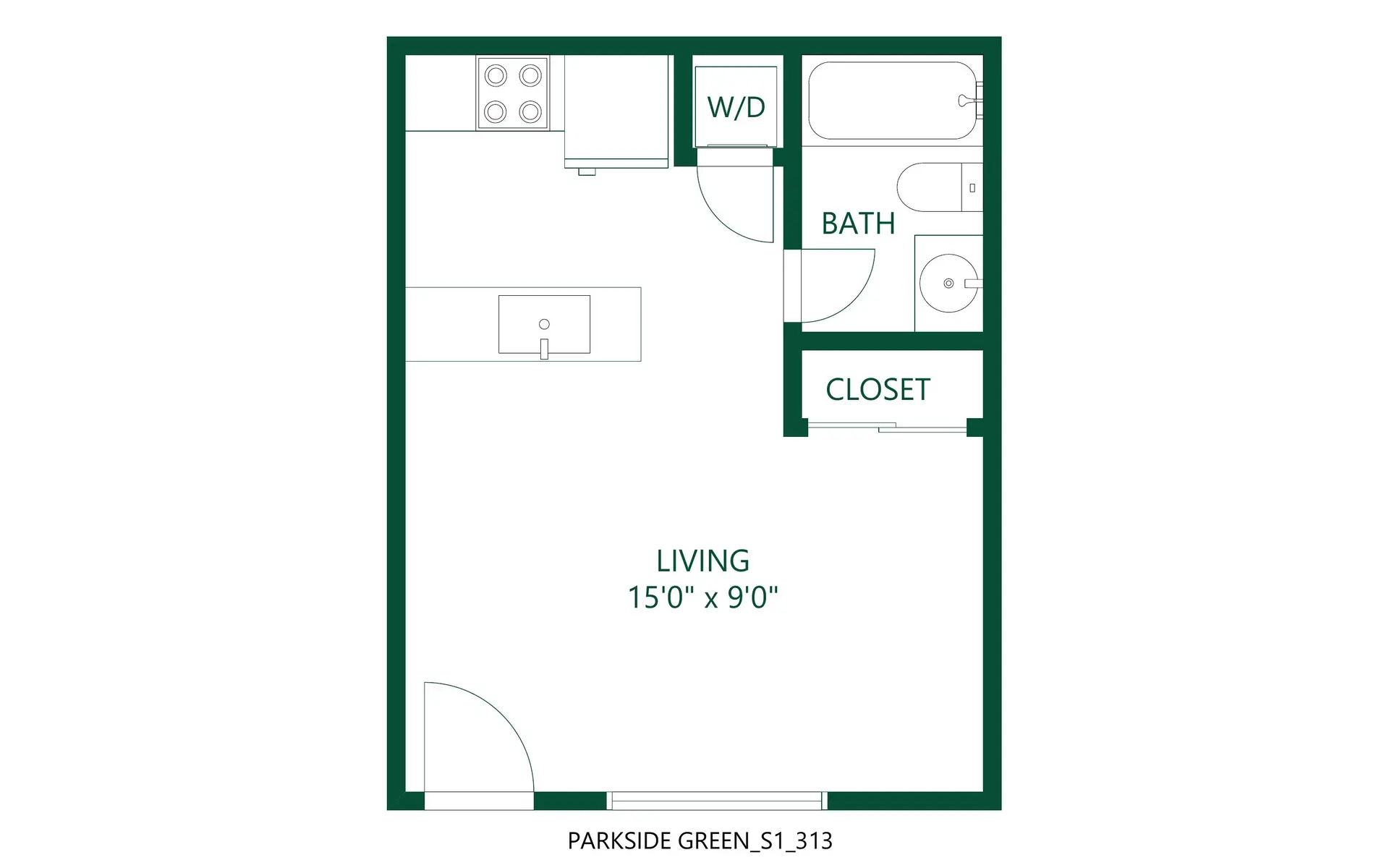 Parkside Green at Bishop Ridge - Diagram, Floor Plan