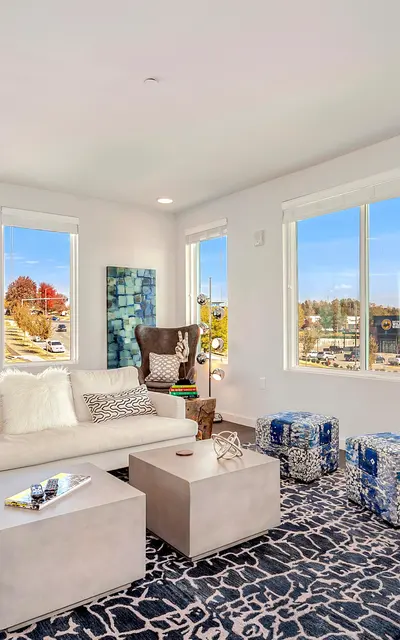 Uptown Fayetteville - Building, Living Room, Room