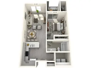 1 Bed/1 Bath