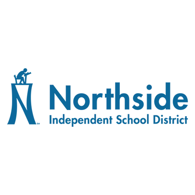 NISD (Northside) The Henry B - Logo, Person, Text