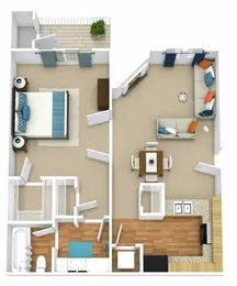 A1 | 1 Bed | 1 Bath | Signature