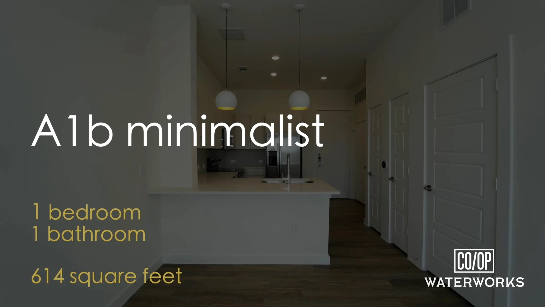 A1b Minimalist - 614 SF - Unit 516.mov