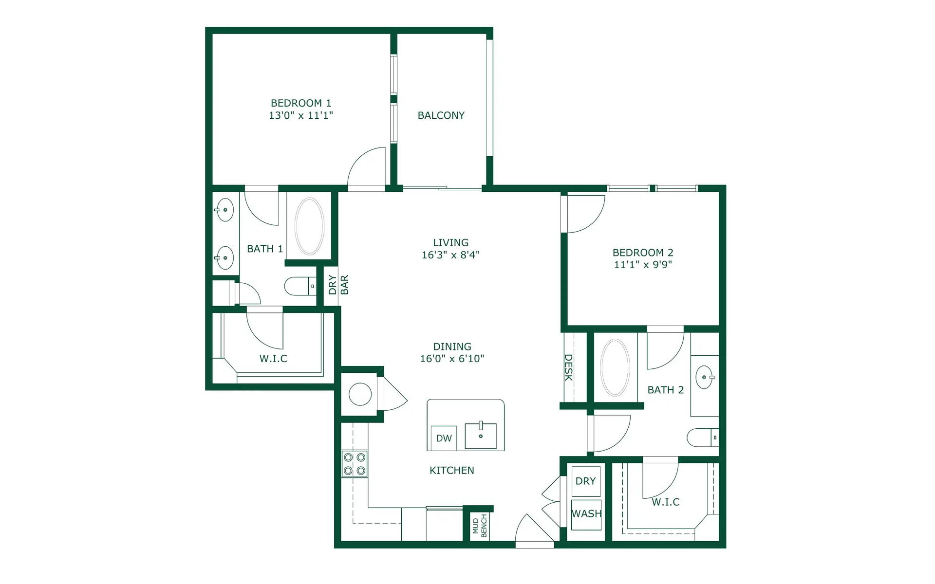 Burnett Lofts - Diagram, Floor Plan, Chart