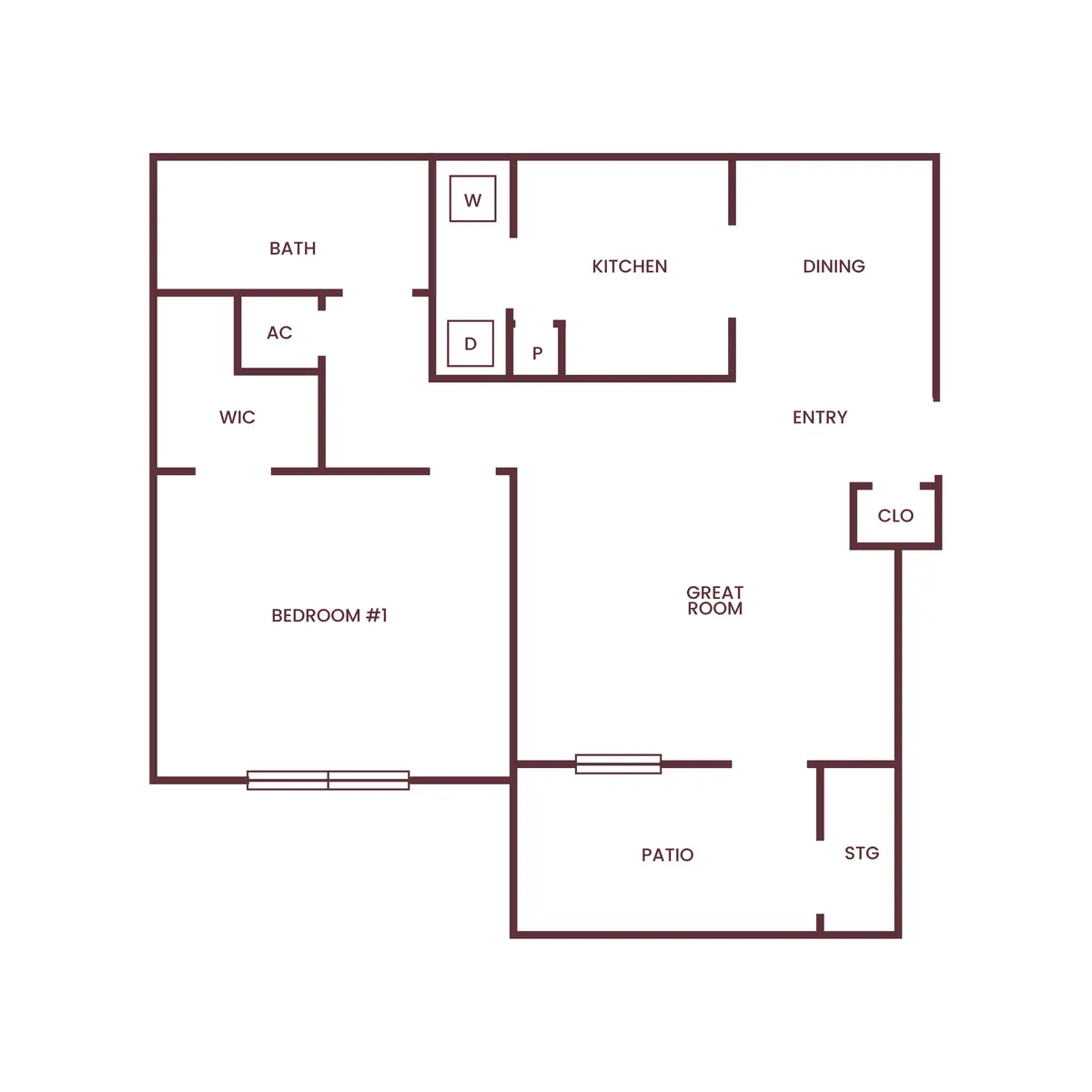 Estrada South II - Diagram, Floor Plan