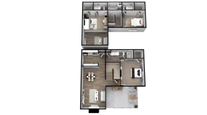 3 Bedroom 2.5 Bathroom - C2