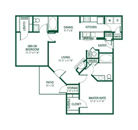 2 Bd/2 Ba (A w/V)