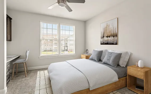 interior of Villages at Raleigh Beach Apartments in Raleigh NC - Interior Design, Indoors, Corner