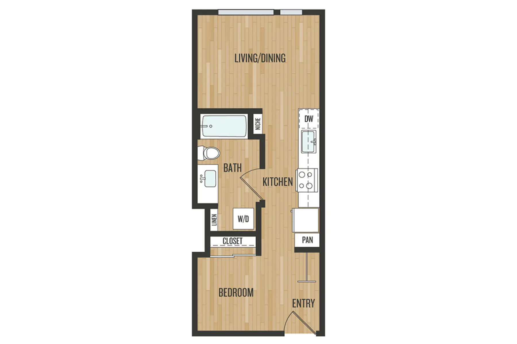 Floor Plan, Diagram, Wood