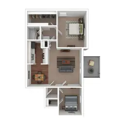 B1 | 2 Bed | 1 Bath | Classic