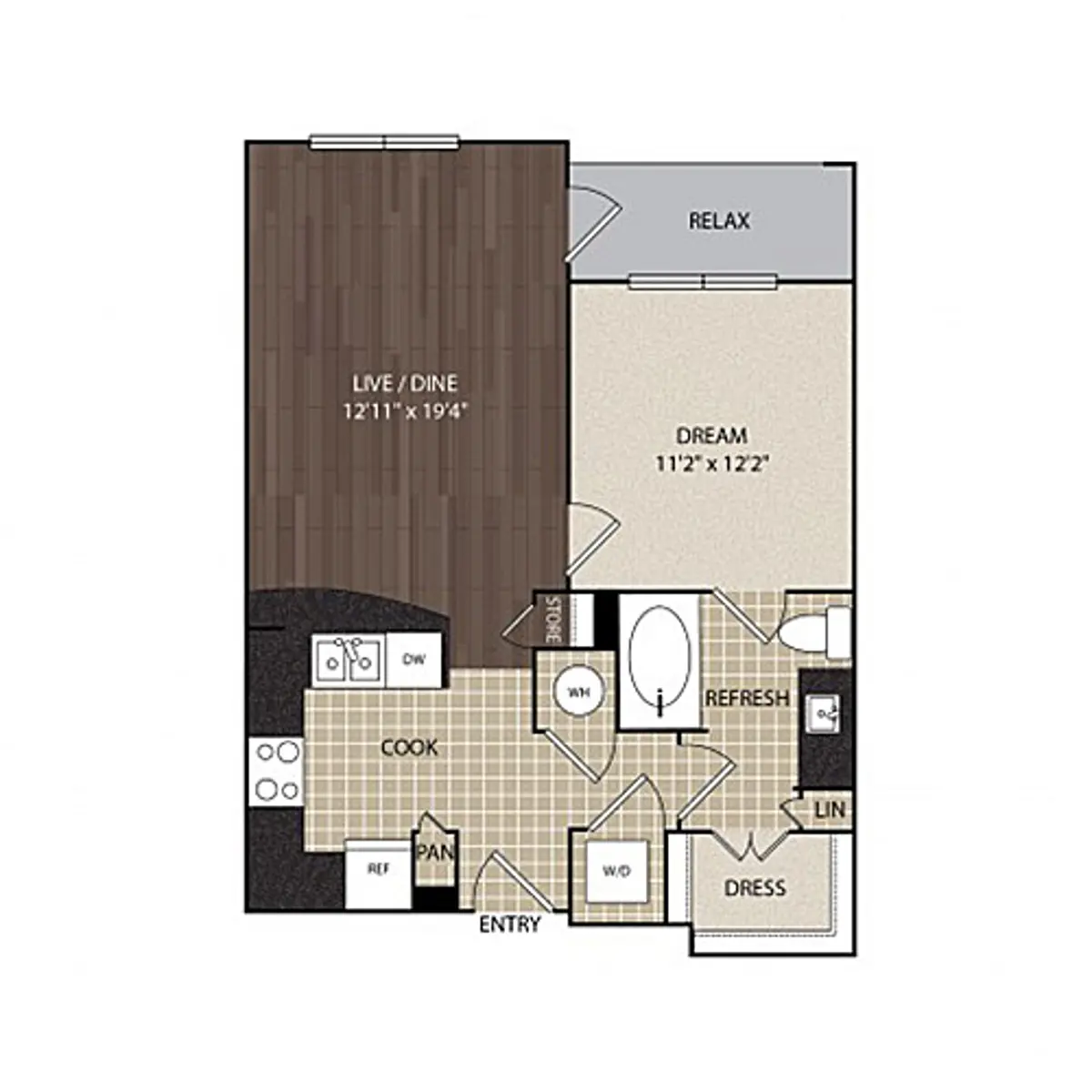 A2 5755 Hermann Park - Diagram