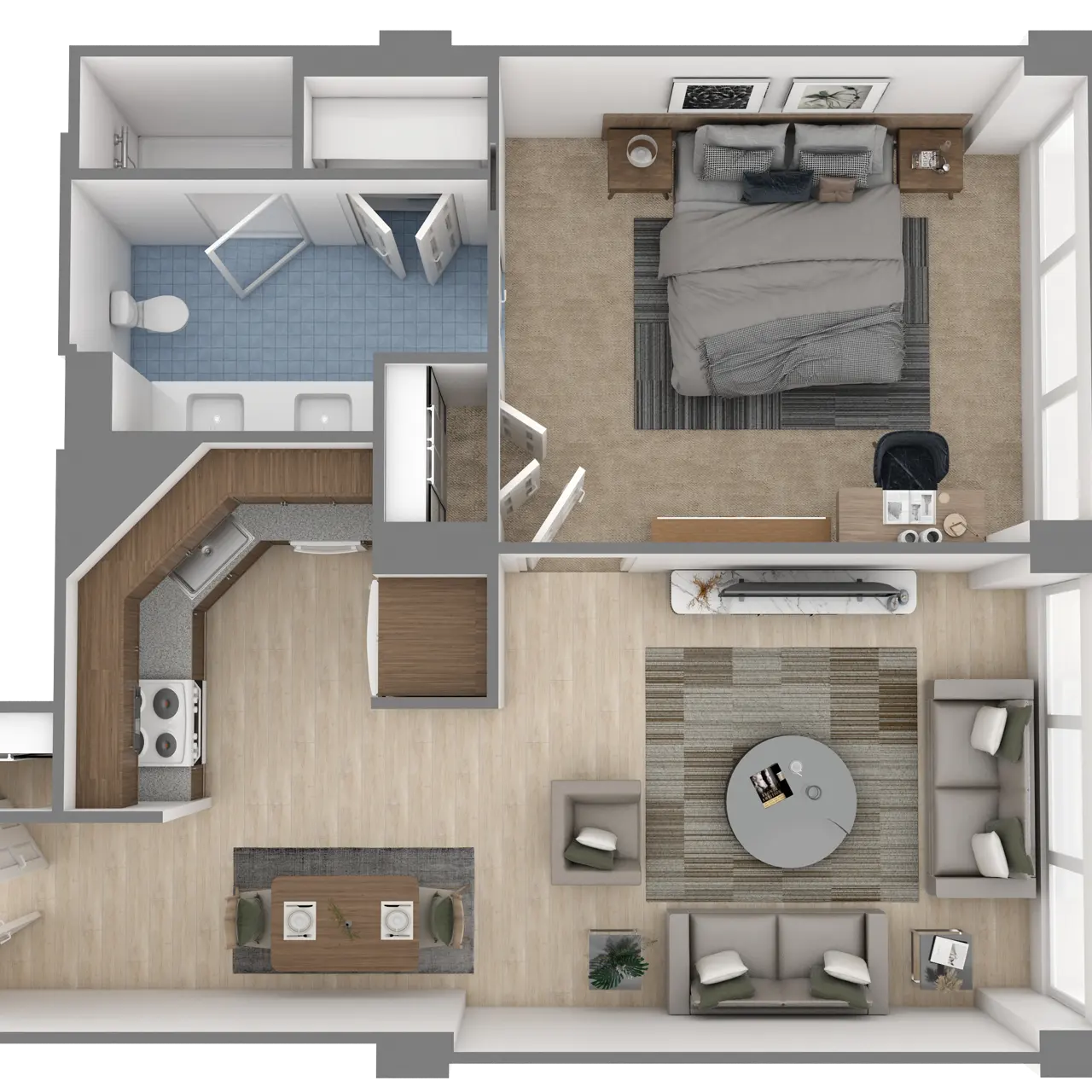 47- The Palm 1 Bedroom 1 Bathroom City View 575 Sqft.png