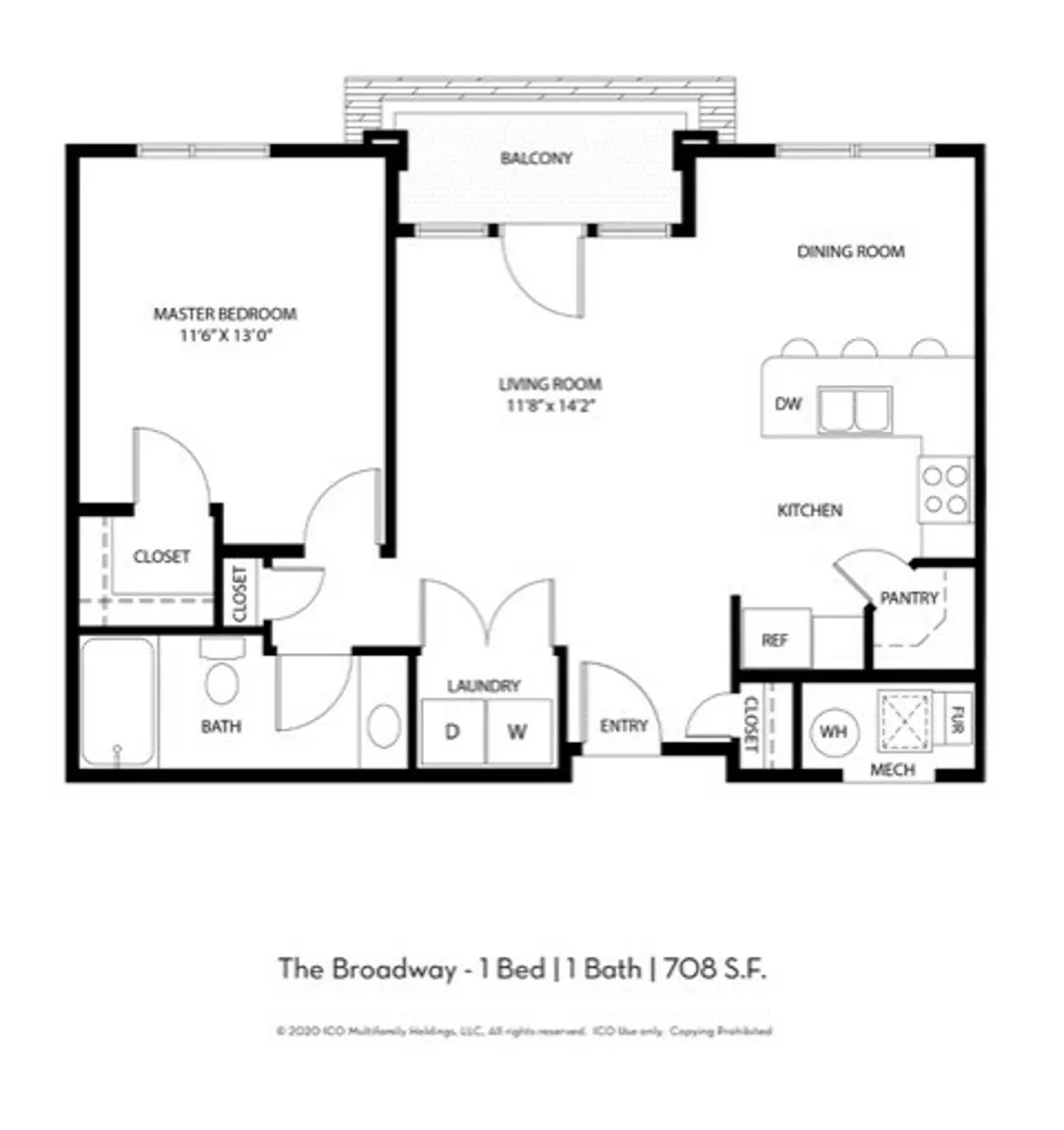 The Broadway Diagram, Floor Plan, Chart