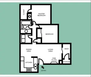 2 Bedroom- 1.5 Bathroom- RenoGranite
