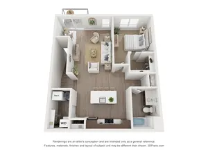 1 Bed 1 Bath