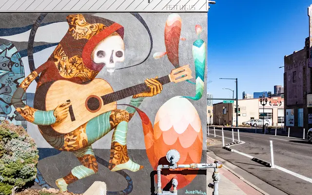 Santa Fe Arts District Neighborhood Nita - Art, Painting, City