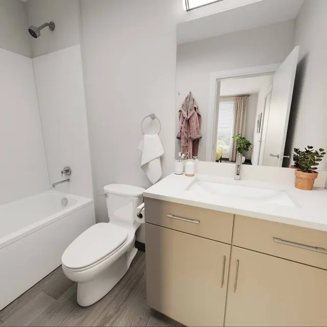 The Residences at LSU Medical The Residences at LSU Medical - Corner, Shower Faucet, Indoors