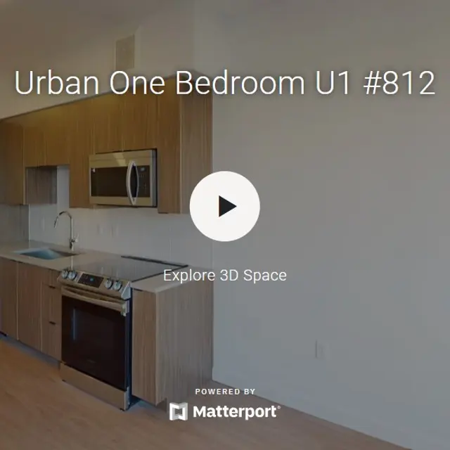 Urban One Bedroom U1 (with balcony) – #812 Urban One Bedroom U1 (with balcony) – #812