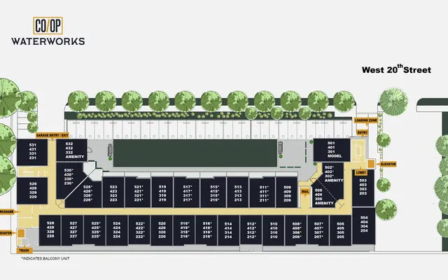 Co-Op at Waterworks - Diagram, Plan, Plot