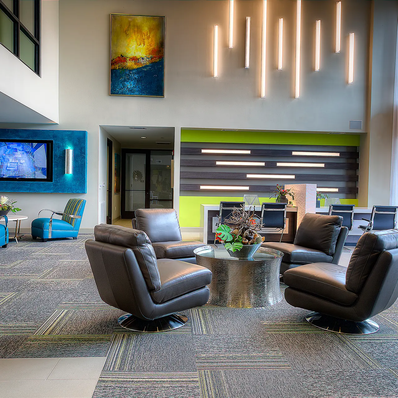1300 North Post Oak - Living Room