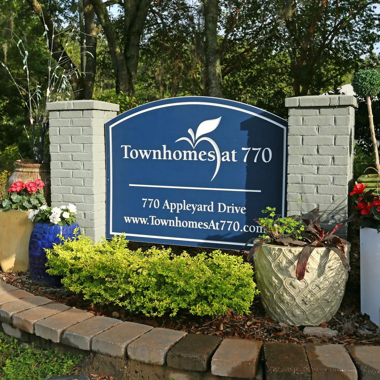 entrance sign