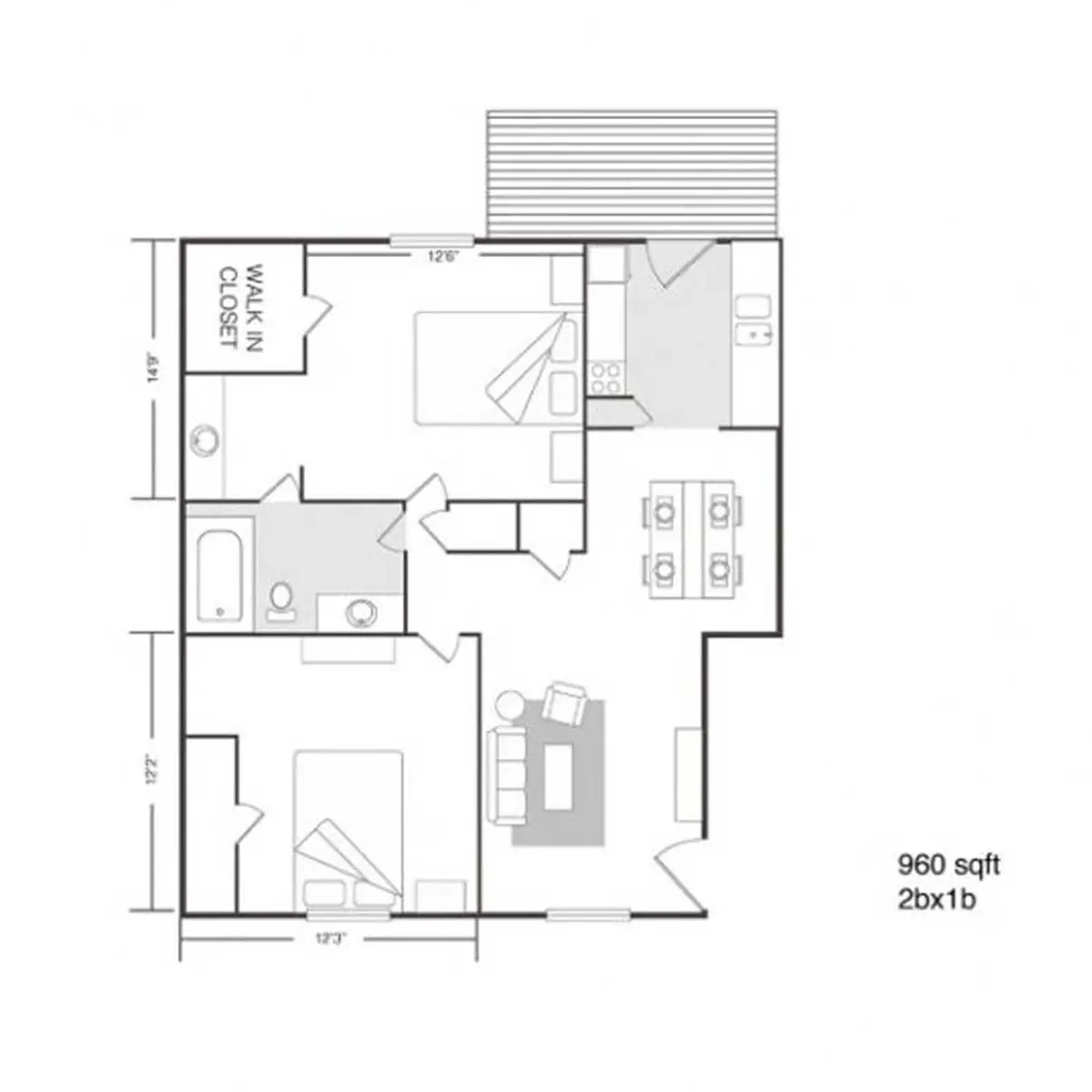Element Austin Apartments - Diagram, Floor Plan