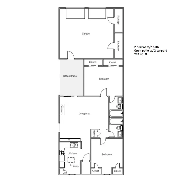 Oaks Branch Apartments - Diagram
