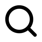A magnifying glass icon, typically used to represent search functions.