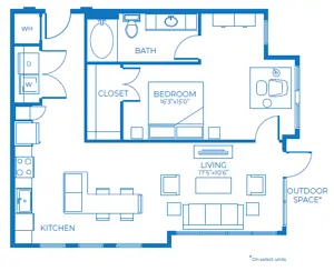 A6 | 1 Bed | 1 Bath