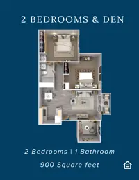 2 Bedroom & Den