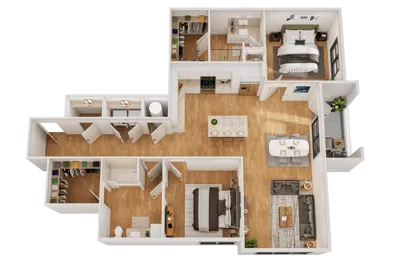 2BR-G + 1 Car Garage 2BR-G + 1 Car Garage