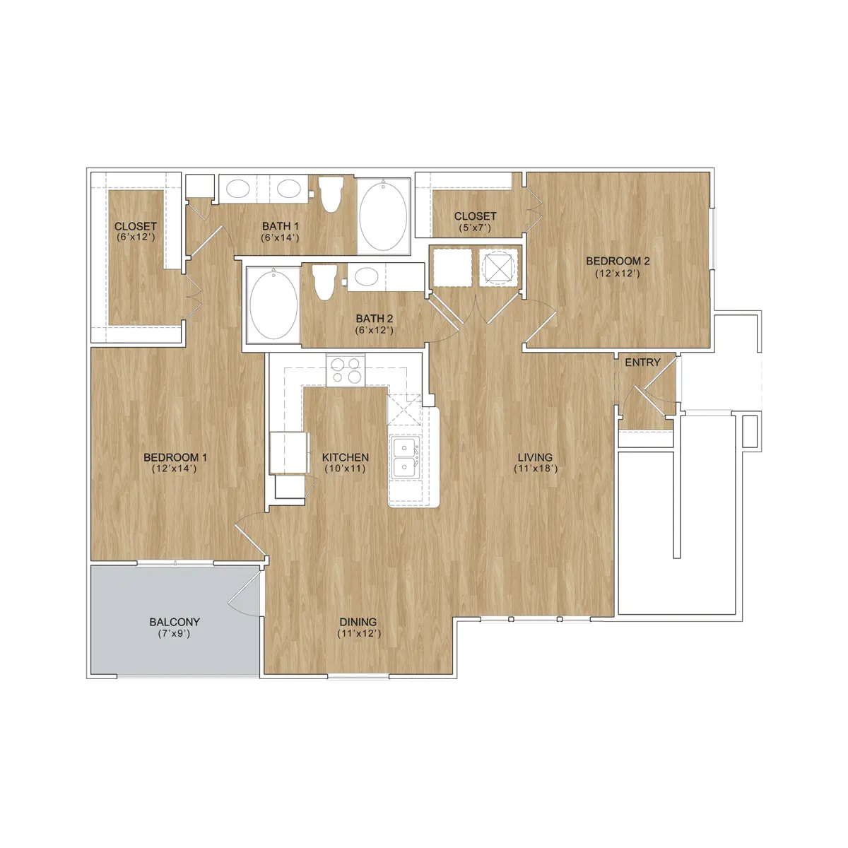 The Retreat at Riverstone The Retreat at Riverstone - Diagram, Floor Plan