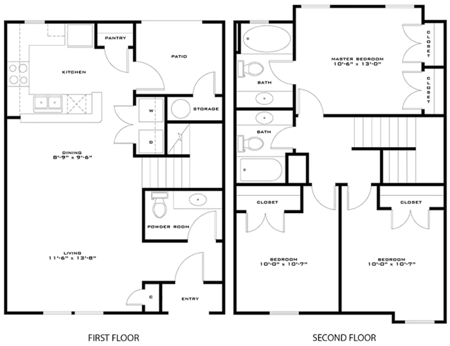 Park at Woodwind Lakes - Diagram, Floor Plan