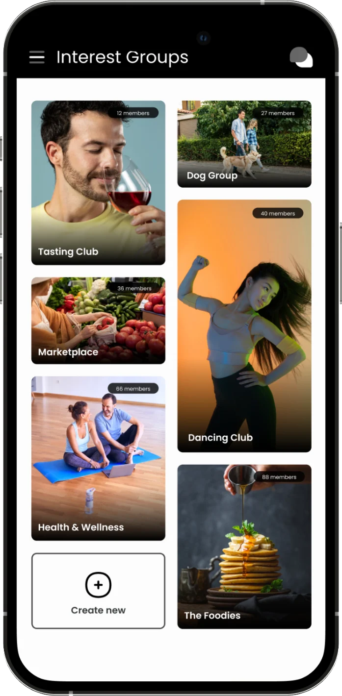 Standard on the River - Phone Mock-up - Resident Interest Groups