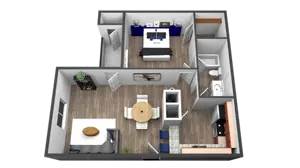 1 Bedroom 1 Bathroom - A1U