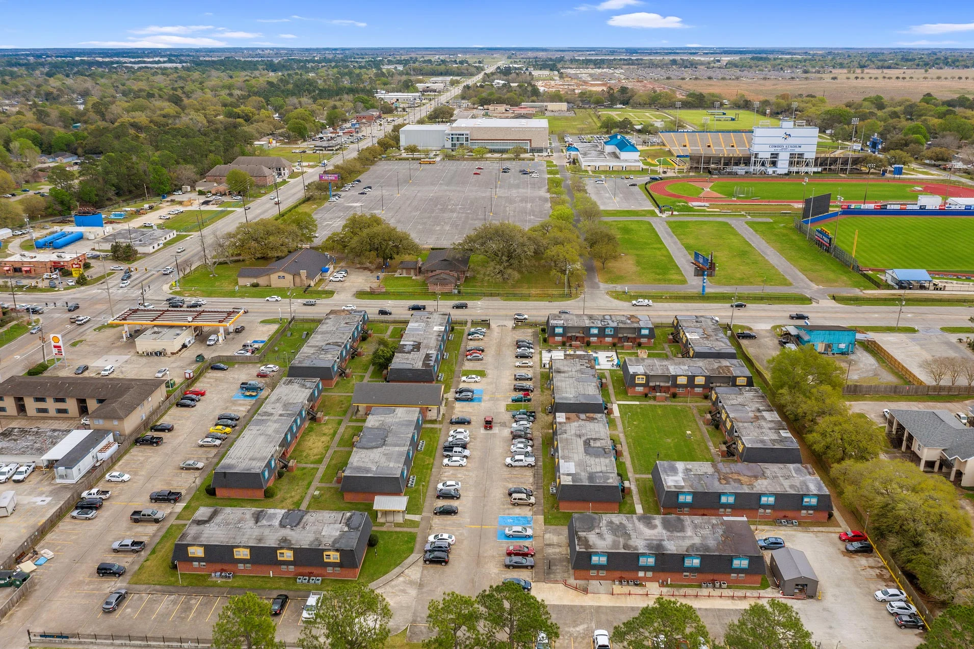 Commons at McNeese - Scenery, Aerial View