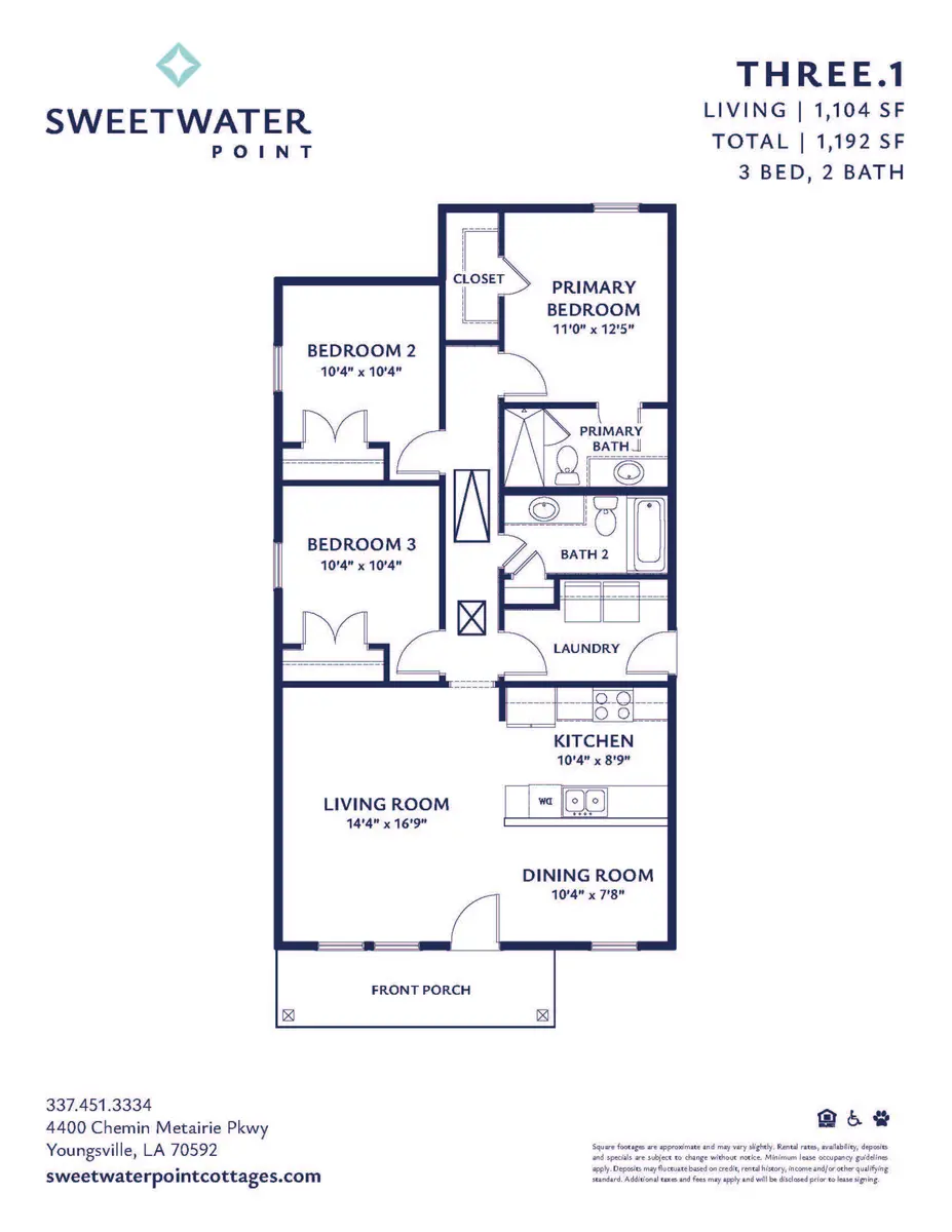 Sweetwater Point Cottage Apartment Three Bedroom Sweetwater, Point, Cottage, Apartment, Three Bedroom