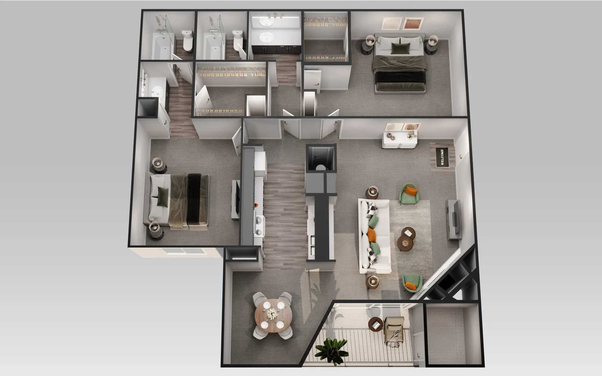 Autumn Breeze Apartments Autumn Breeze Apartments - Diagram, Floor Plan