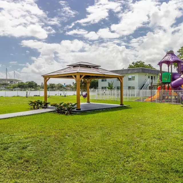 Lake House Apartments - Outdoors, Shelter, Grass