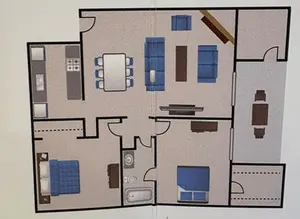 2 bdrm 2 bth