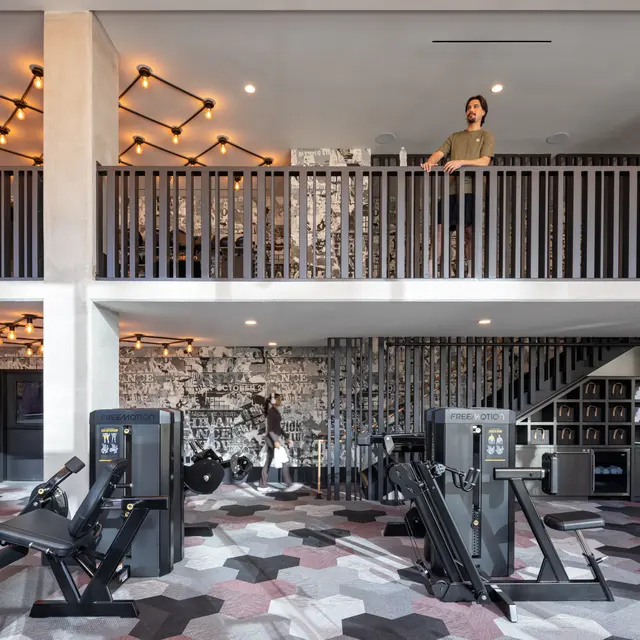 The Lark Uptown - Person, Handbag, Working Out