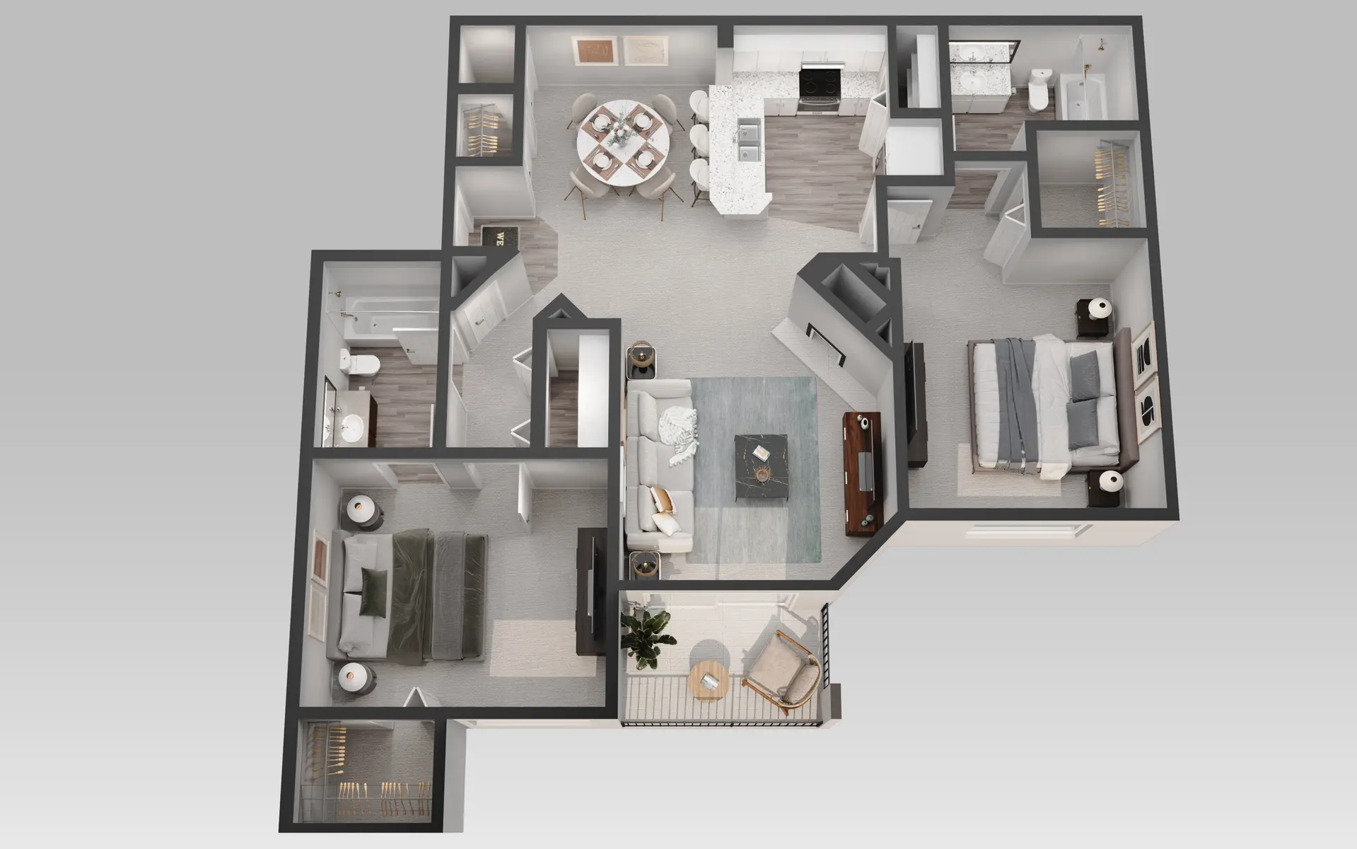 Coventry at Cityview Apartments - Diagram, Floor Plan