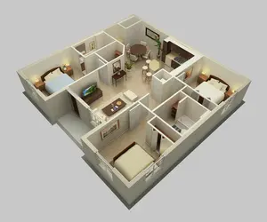 3 Bedroom,2 Bathroom