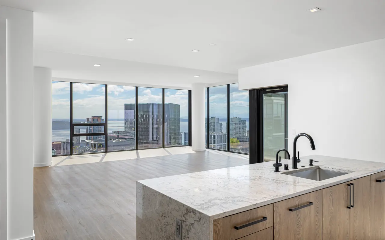 Penthouse Kitchen & Living - The Ayer Penthouse Kitchen & Living - The Ayer