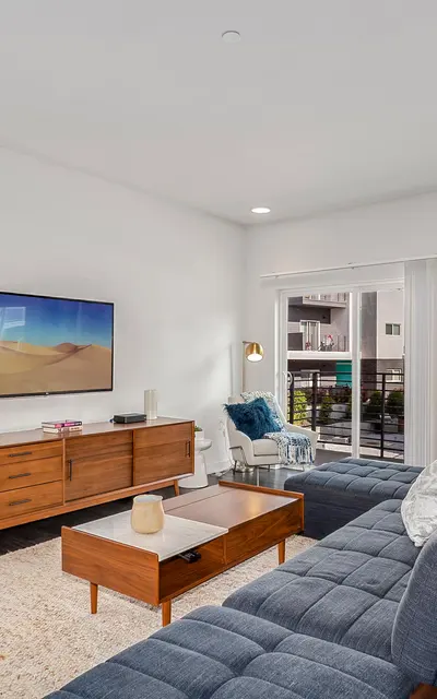 Uptown Fayetteville - Living Room, Monitor, Flooring