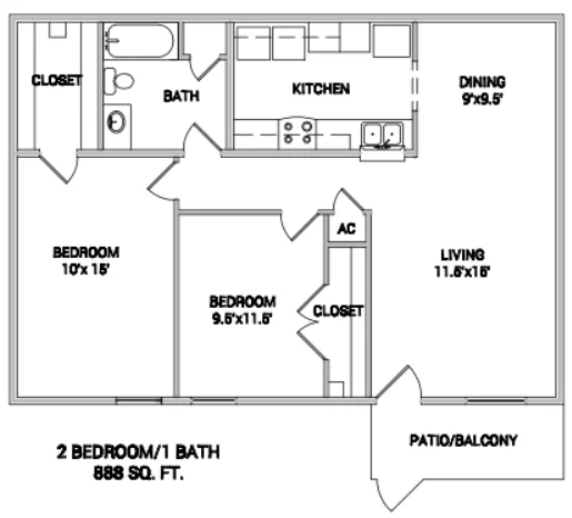 Bayou Oaks - Diagram, Plot, Plan
