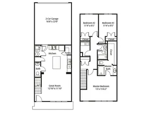 3 Bedroom 2.5 Bathroom