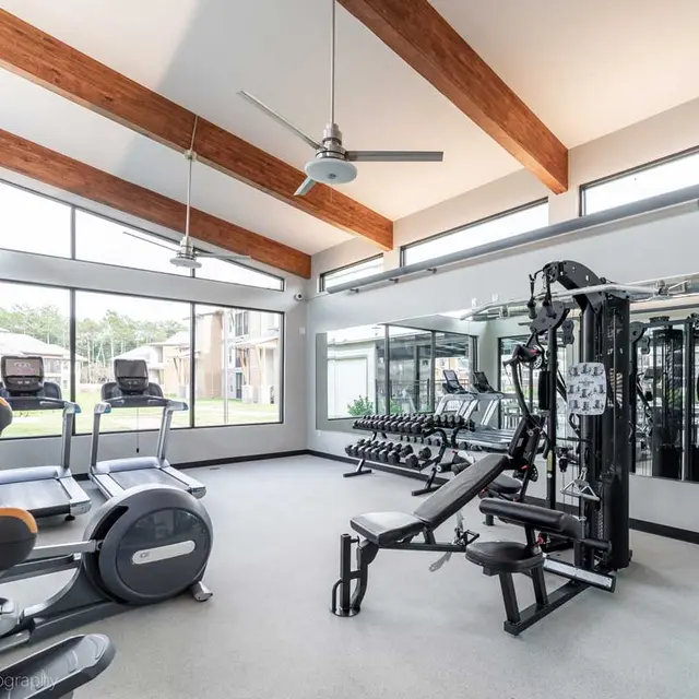 Villa Westlake Apartments Lake Charles, Louisiana Villa Westlake - 24-hour fitness center, treadmill, dumbbells,Gym, Sport