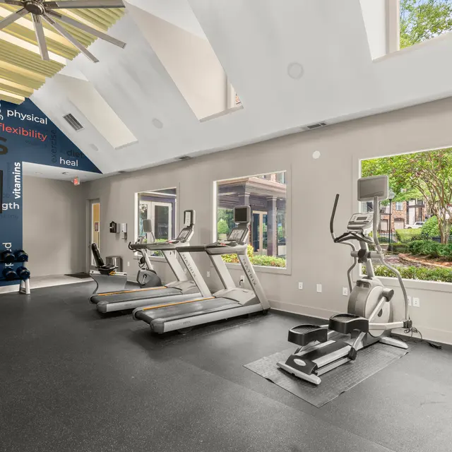 SYNC at Vinings - Enjoy plenty of natural light + Pool views in our Fitness Center making for an enjoyable work out SYNC at Vinings - Enjoy plenty of natural light + Pool views in our Fitness Center making for an enjoyable work out