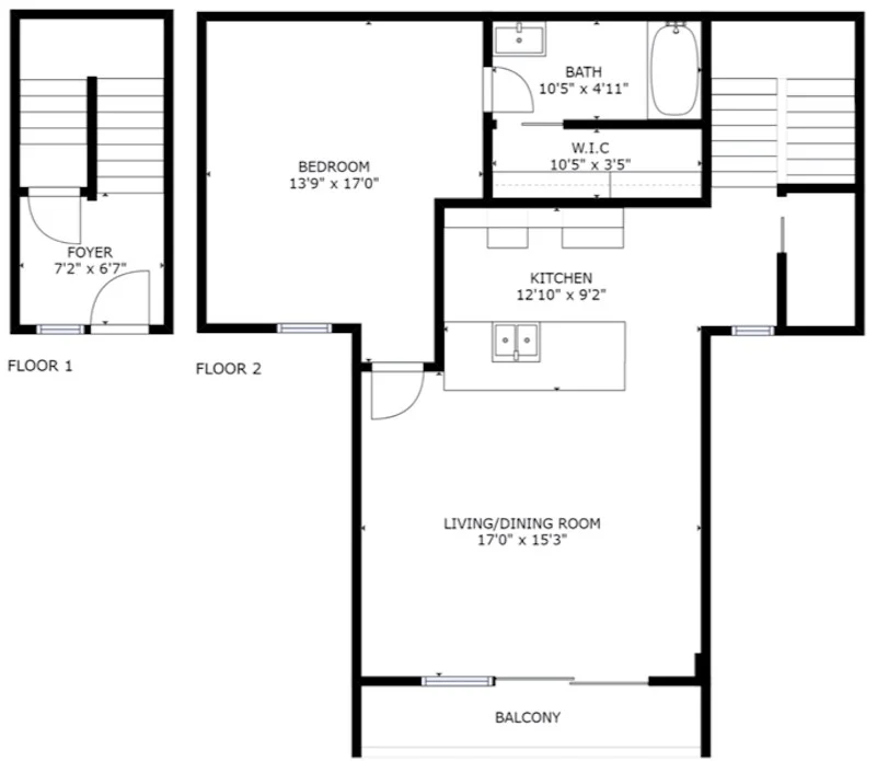 Apartments at M-Streets - Diagram
